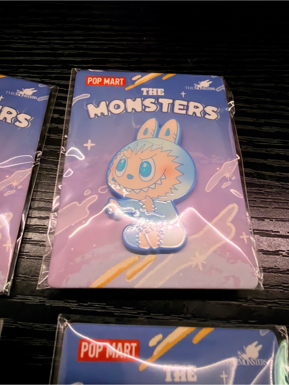 POP MART Labubu The Monster’s Big Into Energy Blue (Hope) Enamel Pin